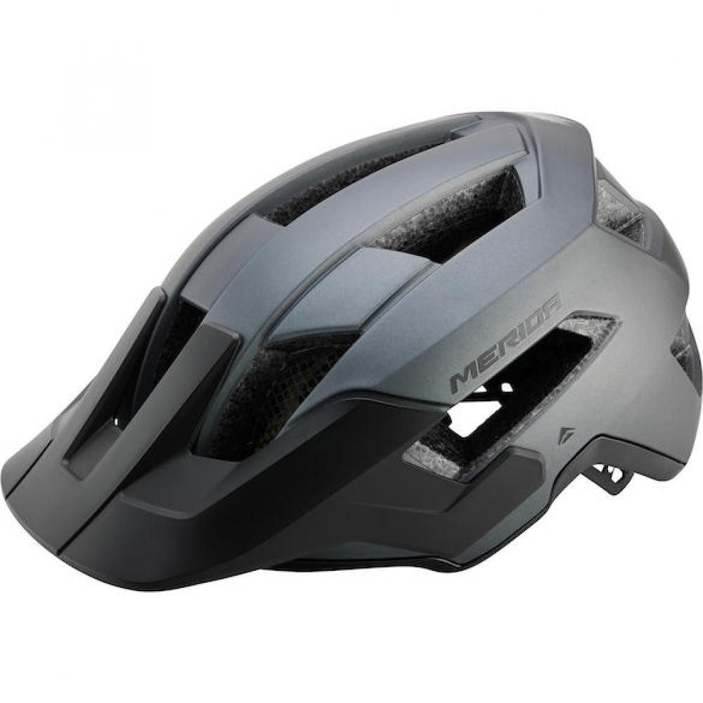 Fahrradhelm Merida Helm Northshore anthrazit 58-62 cm Anthrazit - sicherer Trail-