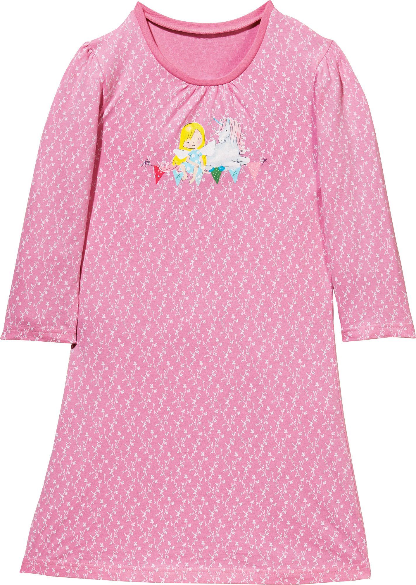 Erwin Müller Nachthemd Kinder-Nachthemd Single-Jersey gemustert