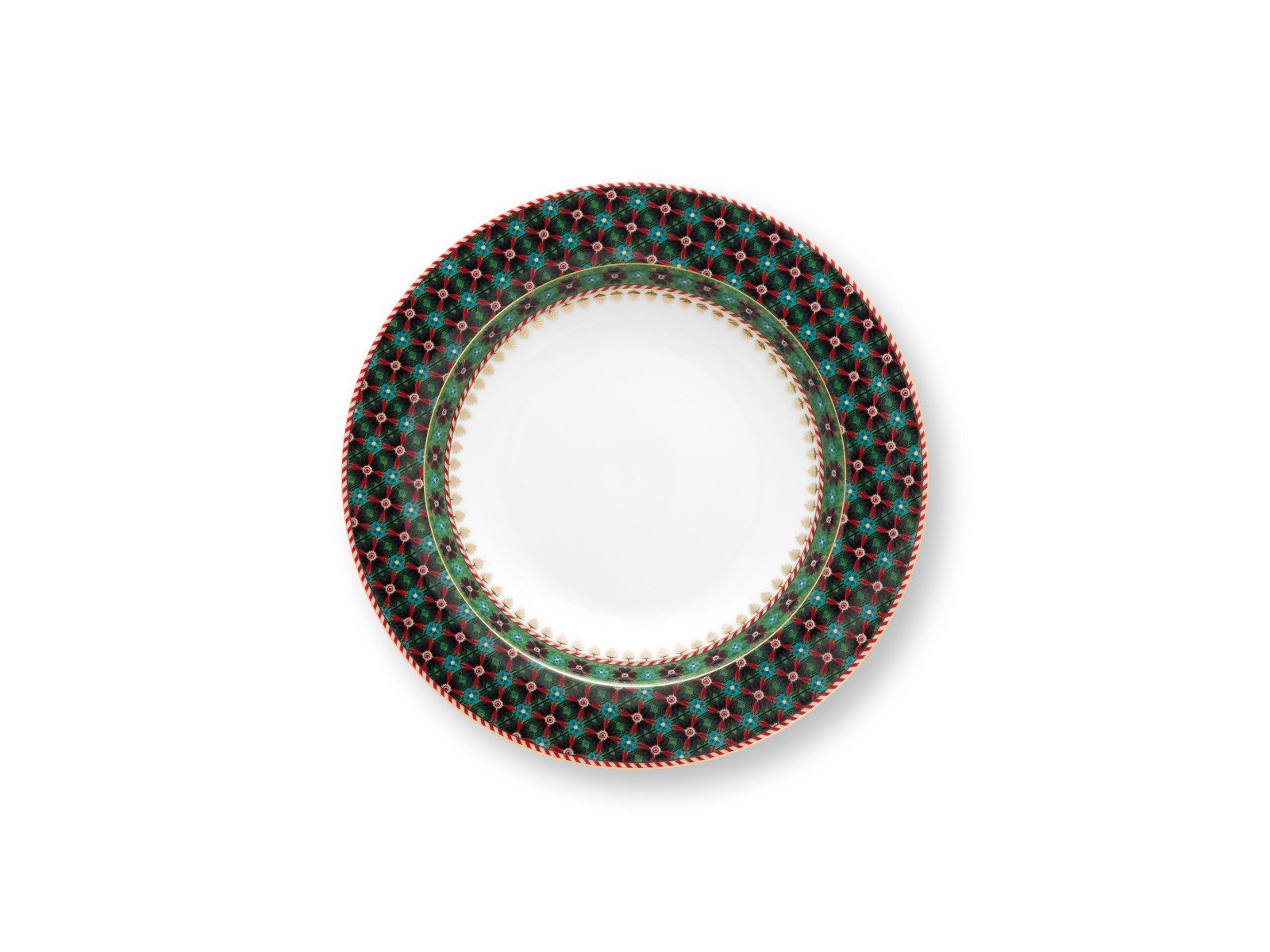 PiP Studio Супова тарілка Berry Blues Супова тарілка clover green 21,5cm