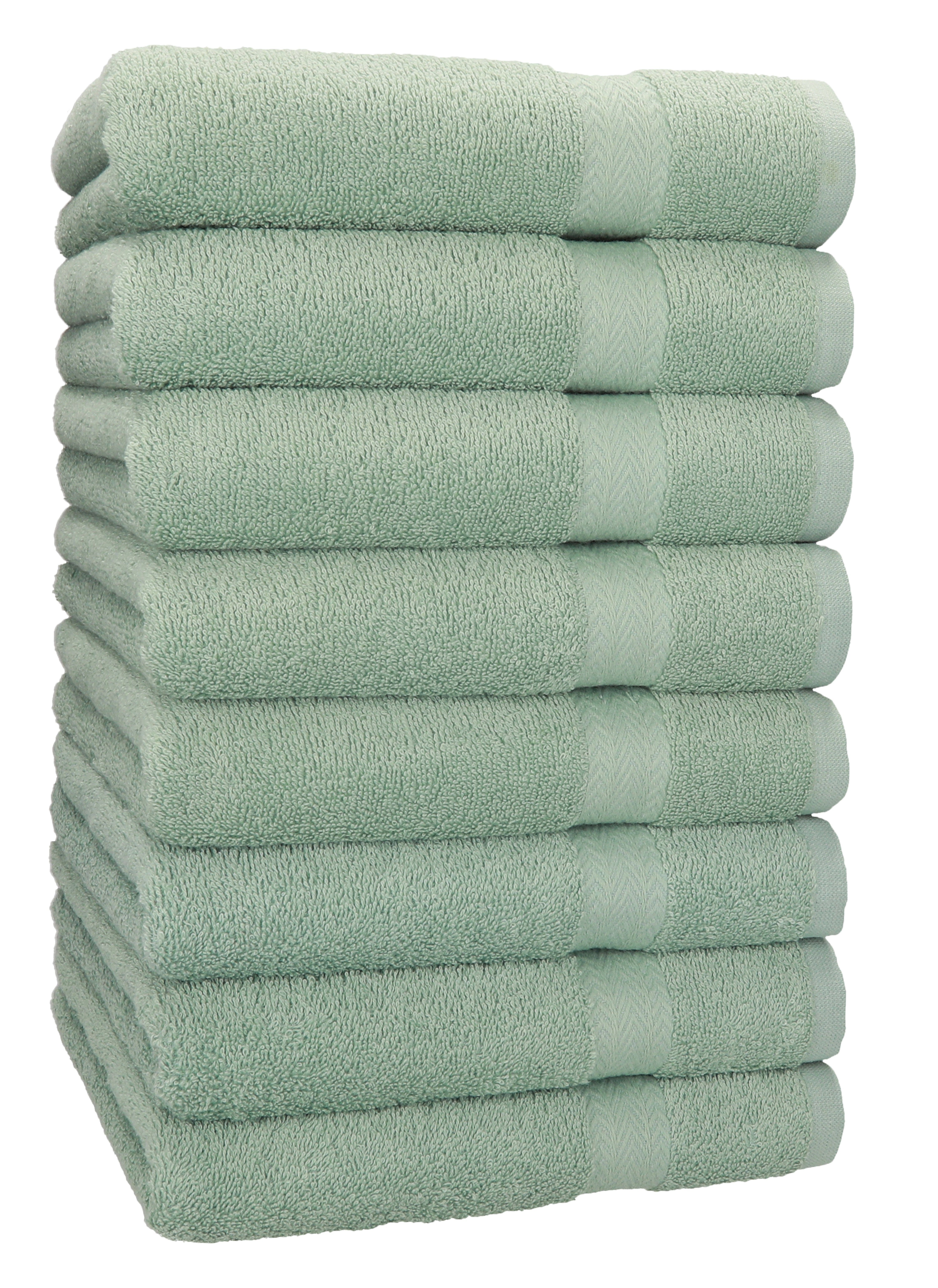 Handtücher 8 Stück Premium 50x100 cm Handtuch-Set