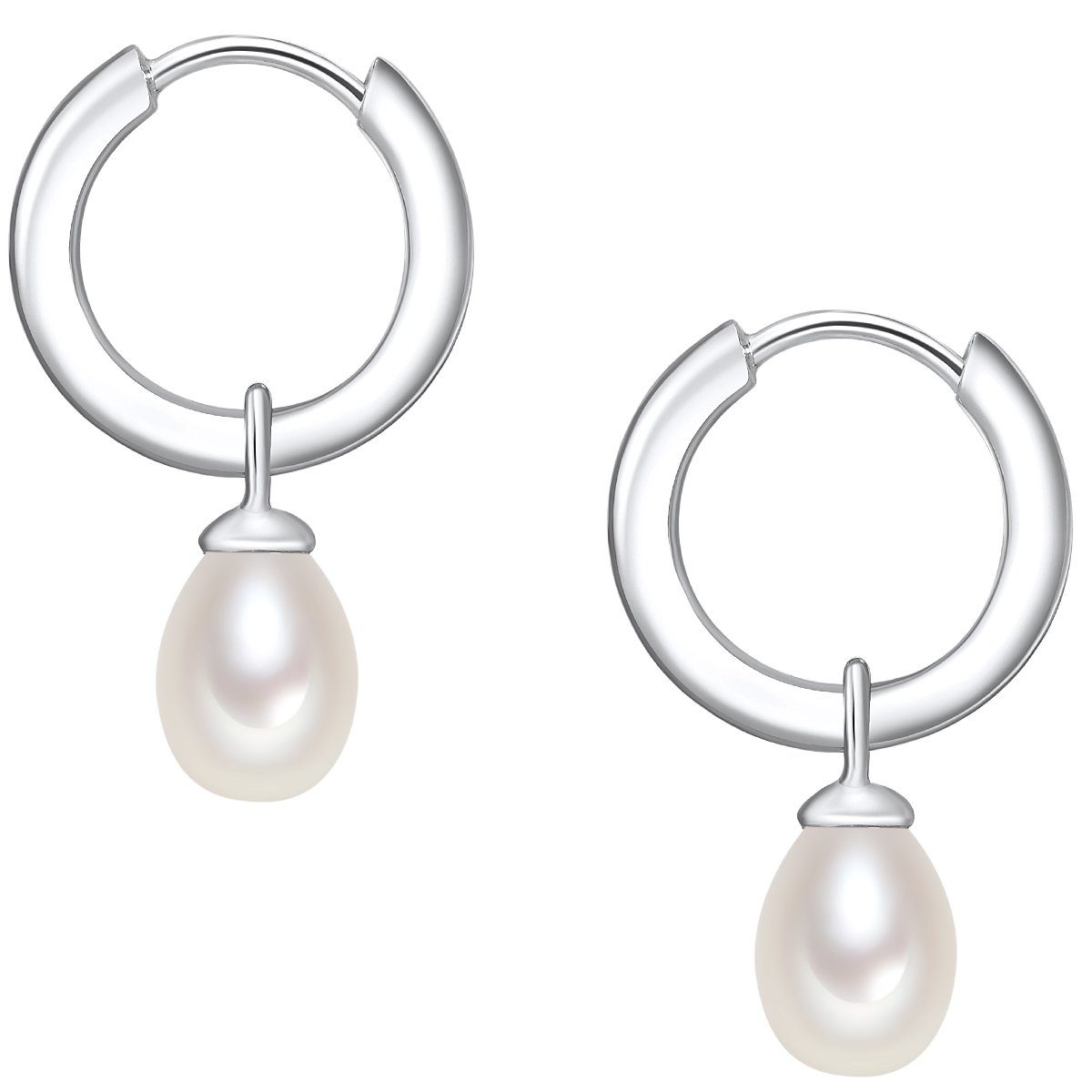 Valero Pearls Perlenohrringe silber, aus Süßwasser-Zuchtperlen günstig online kaufen