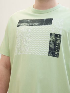 TOM TAILOR PLUS T-Shirt Plus - T-Shirt mit Bio-Baumwolle