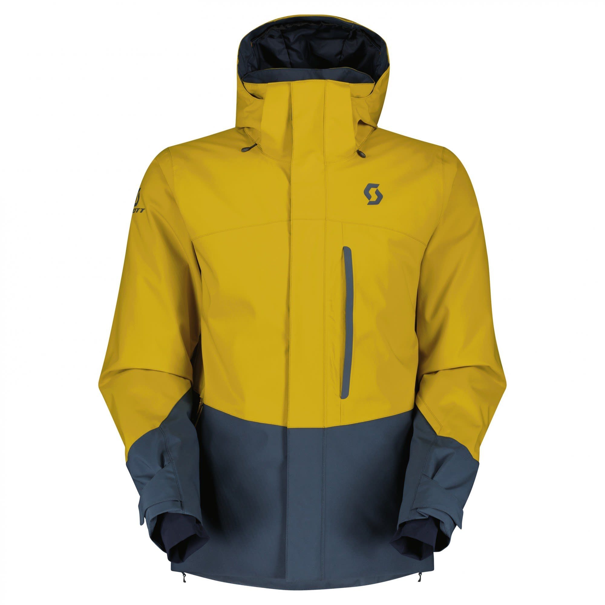 Scott Winterjacke Scott M Ultimate Dryo 10 Jacket Herren Ski- & Mellow Yellow - Metal Blue