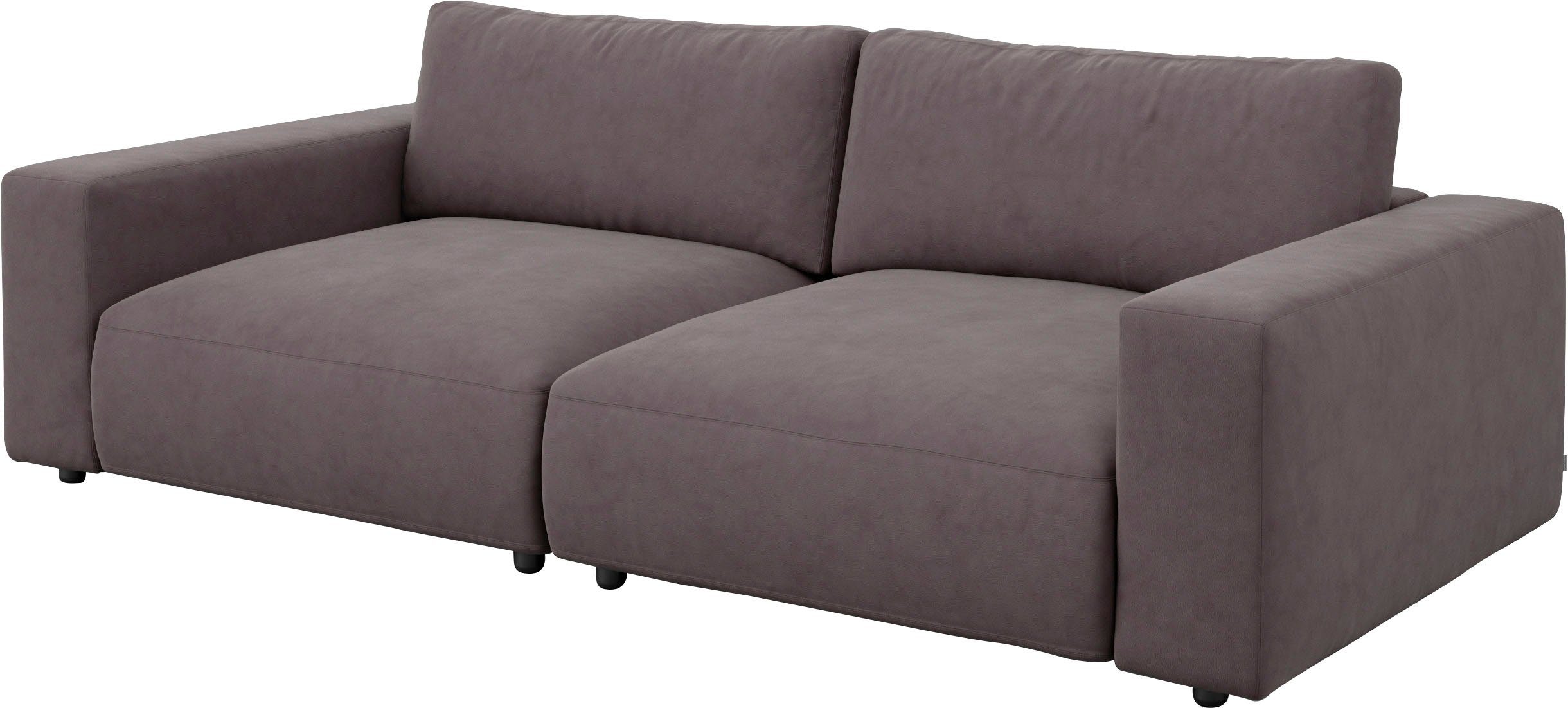 Musterring Big-Sofa LUCIA Mega Sofa, hoher Sitzkomfort, Breite 252cm, Kontrastnaht, in vielen Qualitäten und 4 unterschiedlichen Nähten, 2,5-Sitzer