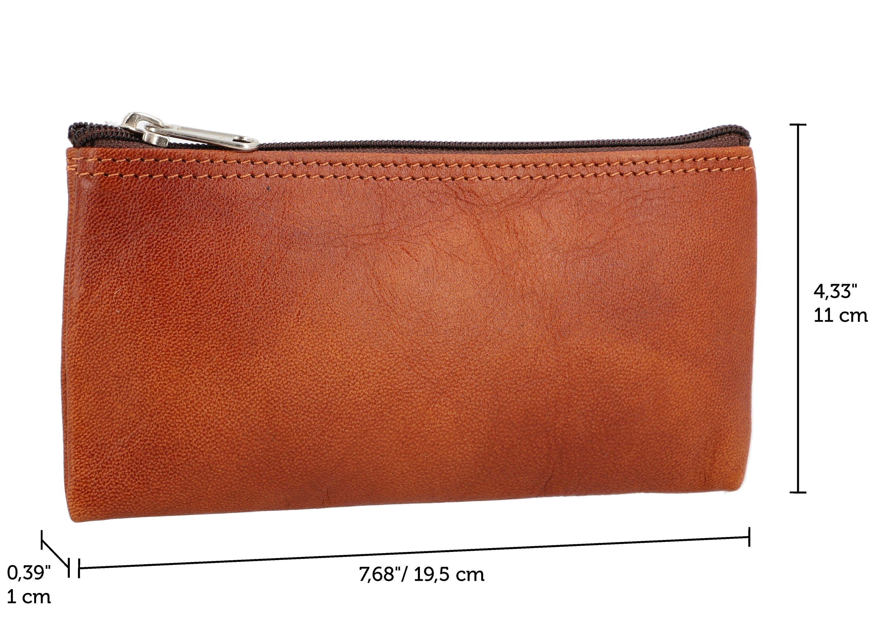 Gusti Leder Geldbörse Gusti Leder Schminktasche Lucy (Querformat, 1-tlg., Querformat)