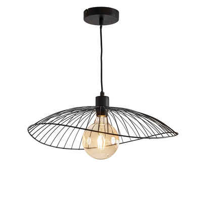 NOWA Pendelleuchte Pendelleuchte Schwarz Cary, ohne Leuchtmittel, Deckenlampe Hängelampe