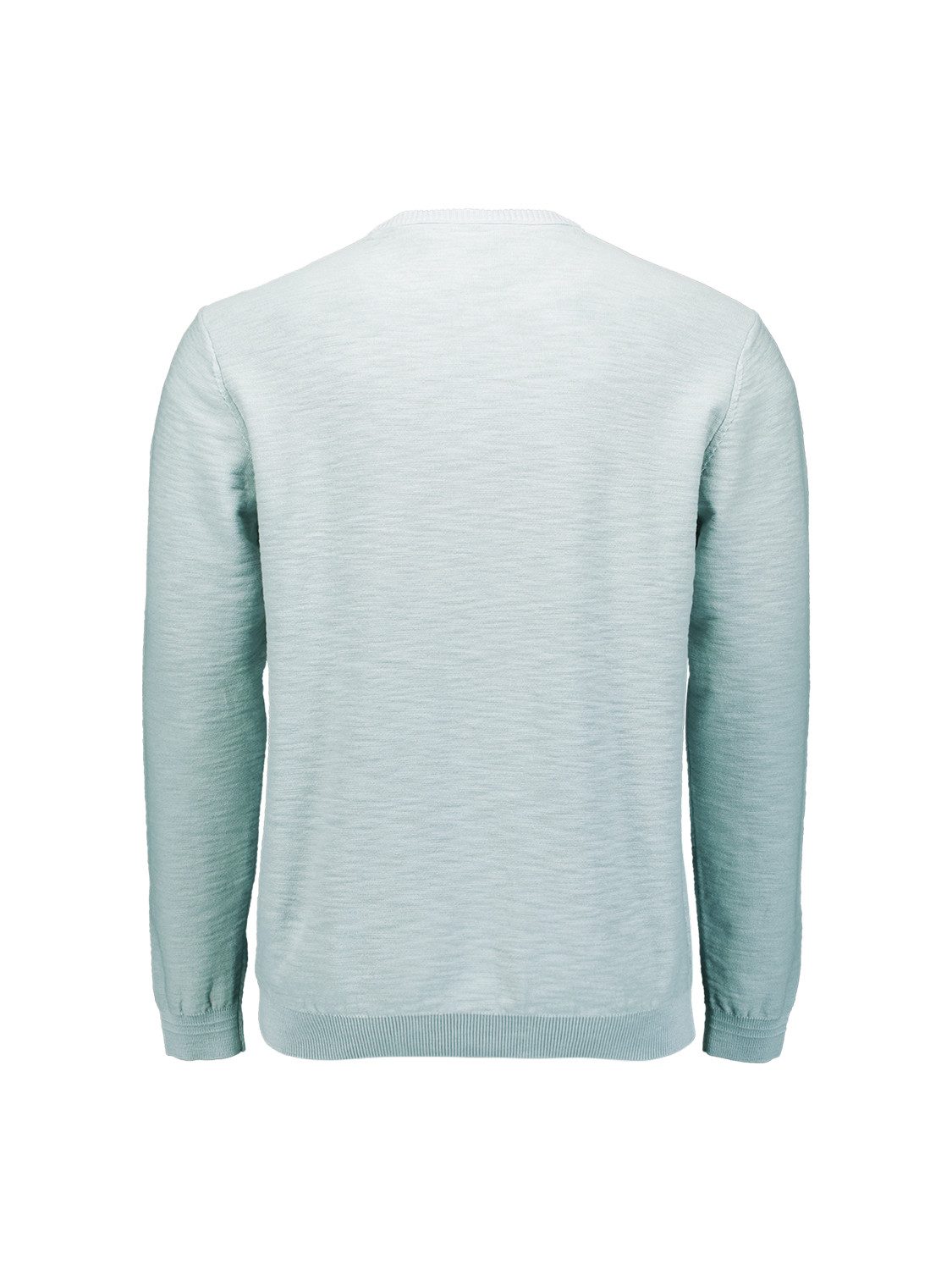 NO EXCESS Strickpullover Pullover Crewneck Garment Dyed + St