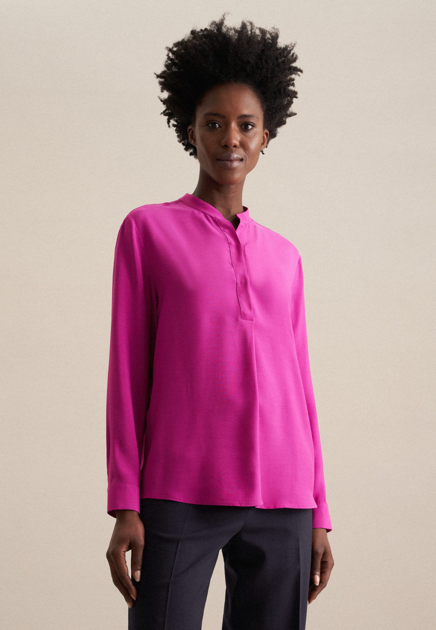 seidensticker Klassische Bluse Schwarze Rose Tunika günstig online kaufen