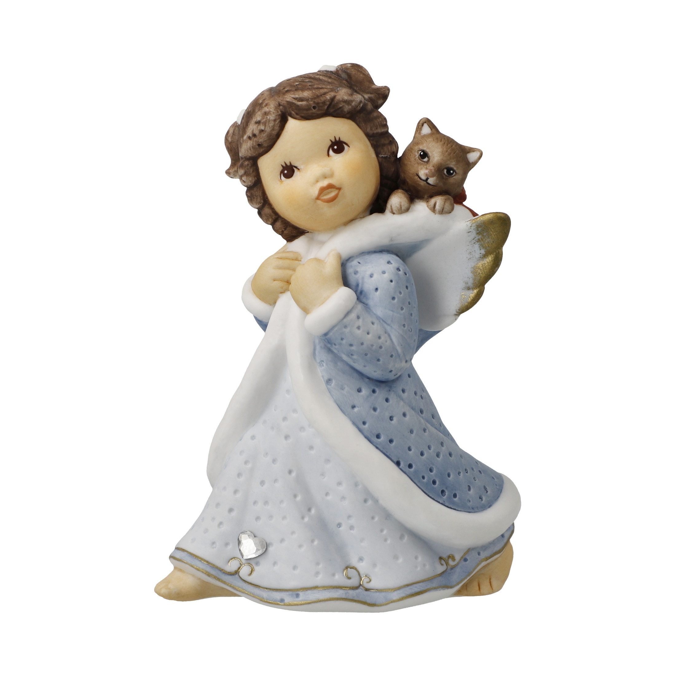 Goebel Weihnachtsfigur Goebel Nina & Marco Winterengelchen Schnurrender Beg günstig online kaufen