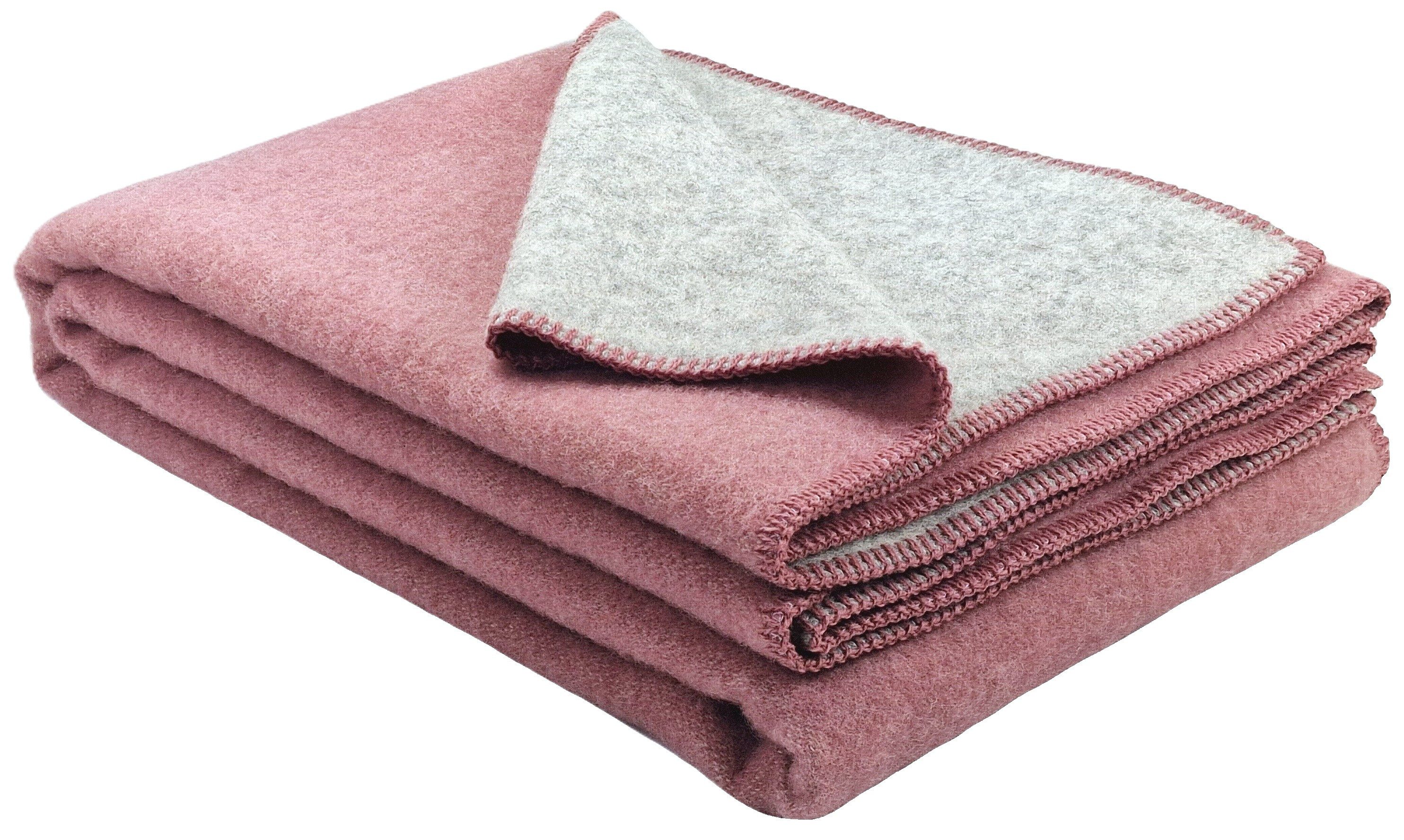 Wohndecke Wohndecke Wolldecke 100% Schurwolle 150 x 200 cm "Selva", STTS