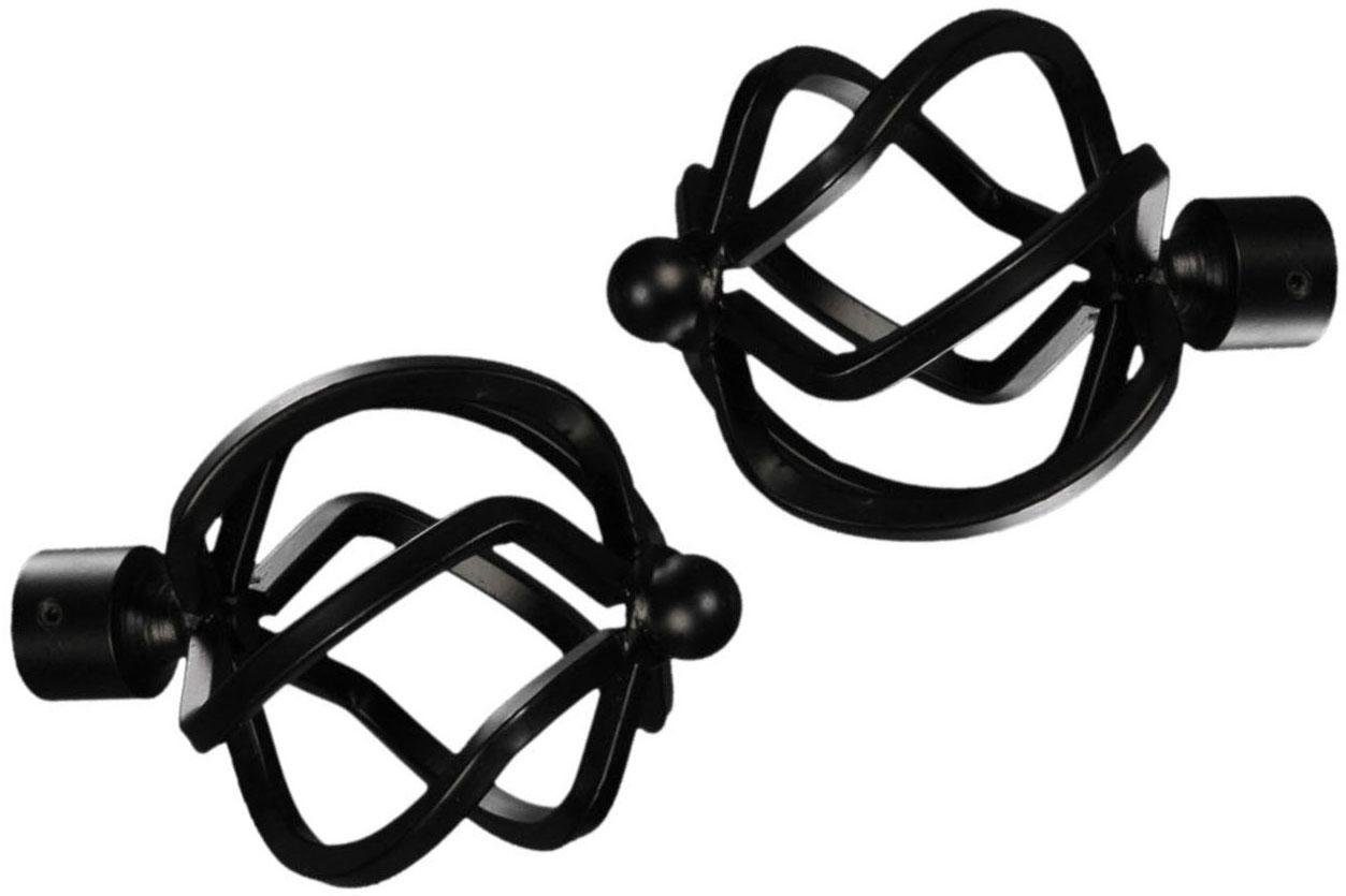 Liedeco Gardinenstangen-Endstück Helena, Gardinen, (Set, 2-St), günstig online kaufen