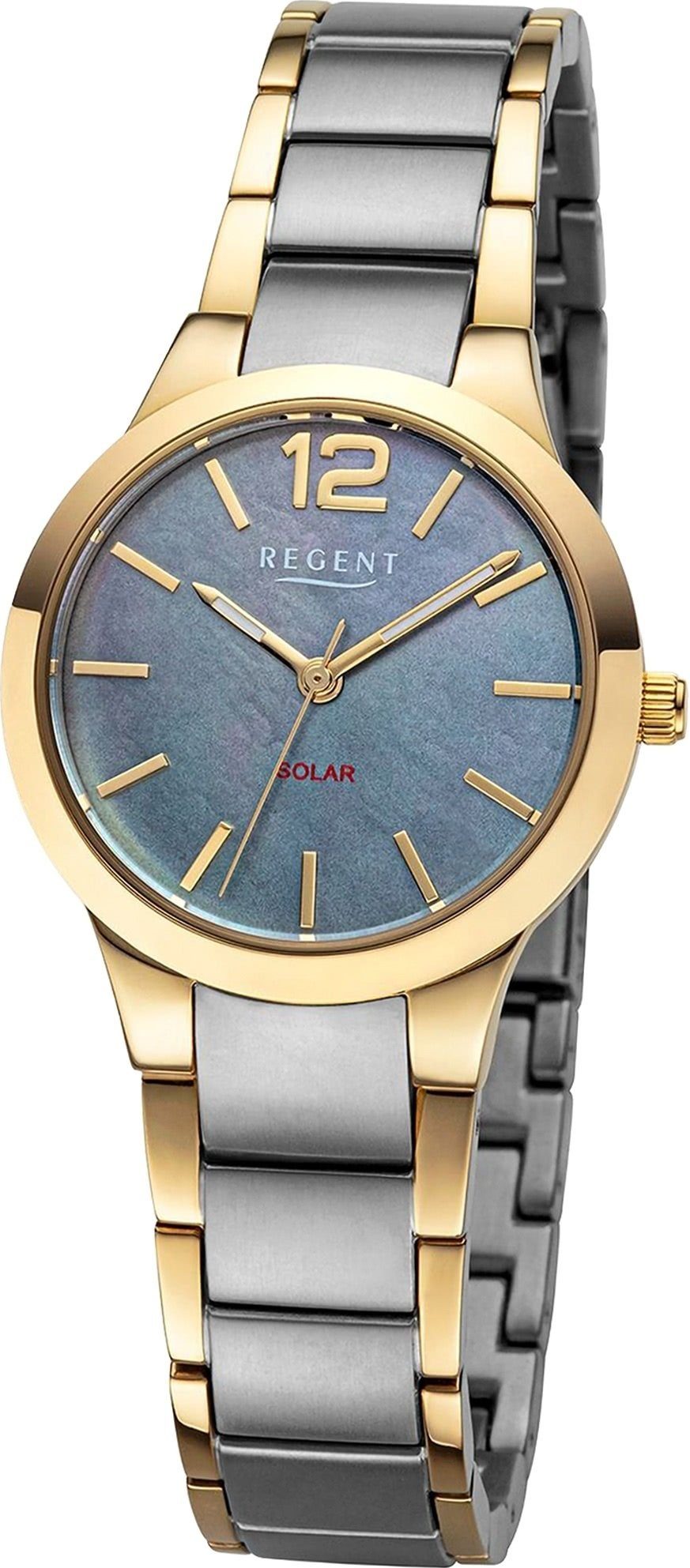 Solaruhr Regent Damen Solaruhr Analog Metallarmband
