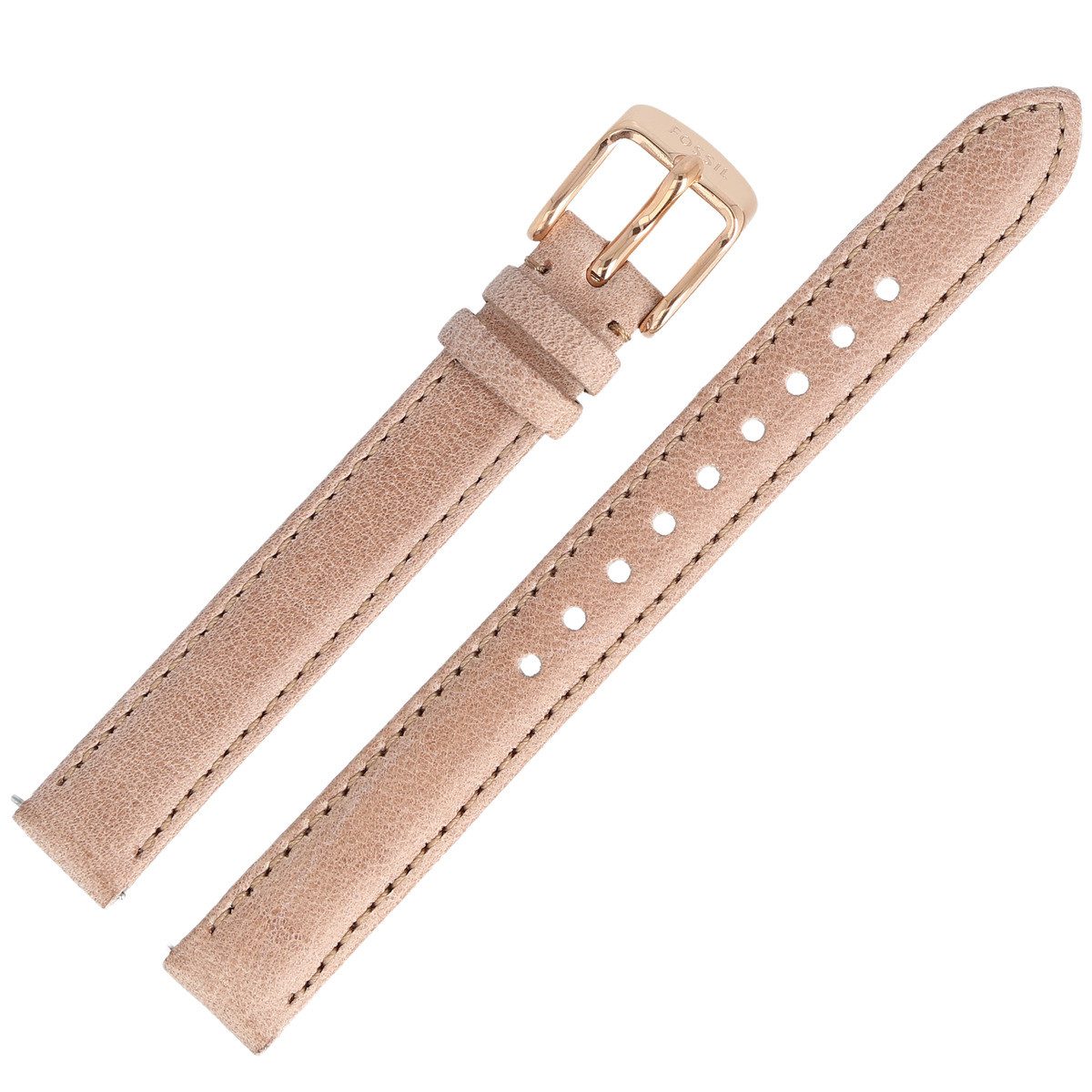 Uhrenarmband 12mm Leder Beige ES-3133 LB-ES3133