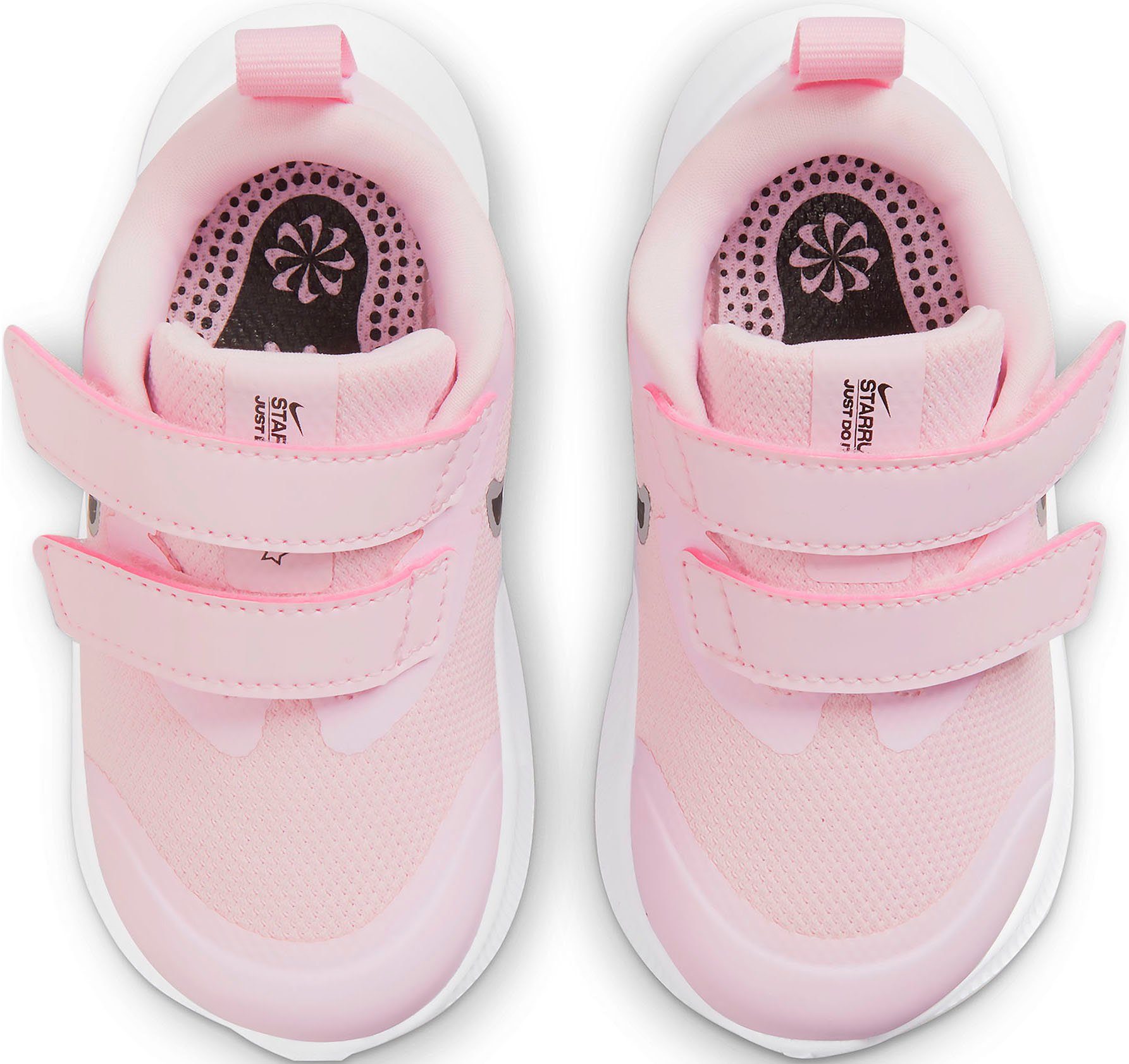 Nike RUNNER Klettverschluss Laufschuh pink (TD) mit 3 STAR