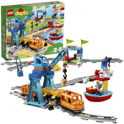 LEGO® Konstruktionsspielsteine Güterzug (10875), LEGO® DUPLO® Town, (105 St)