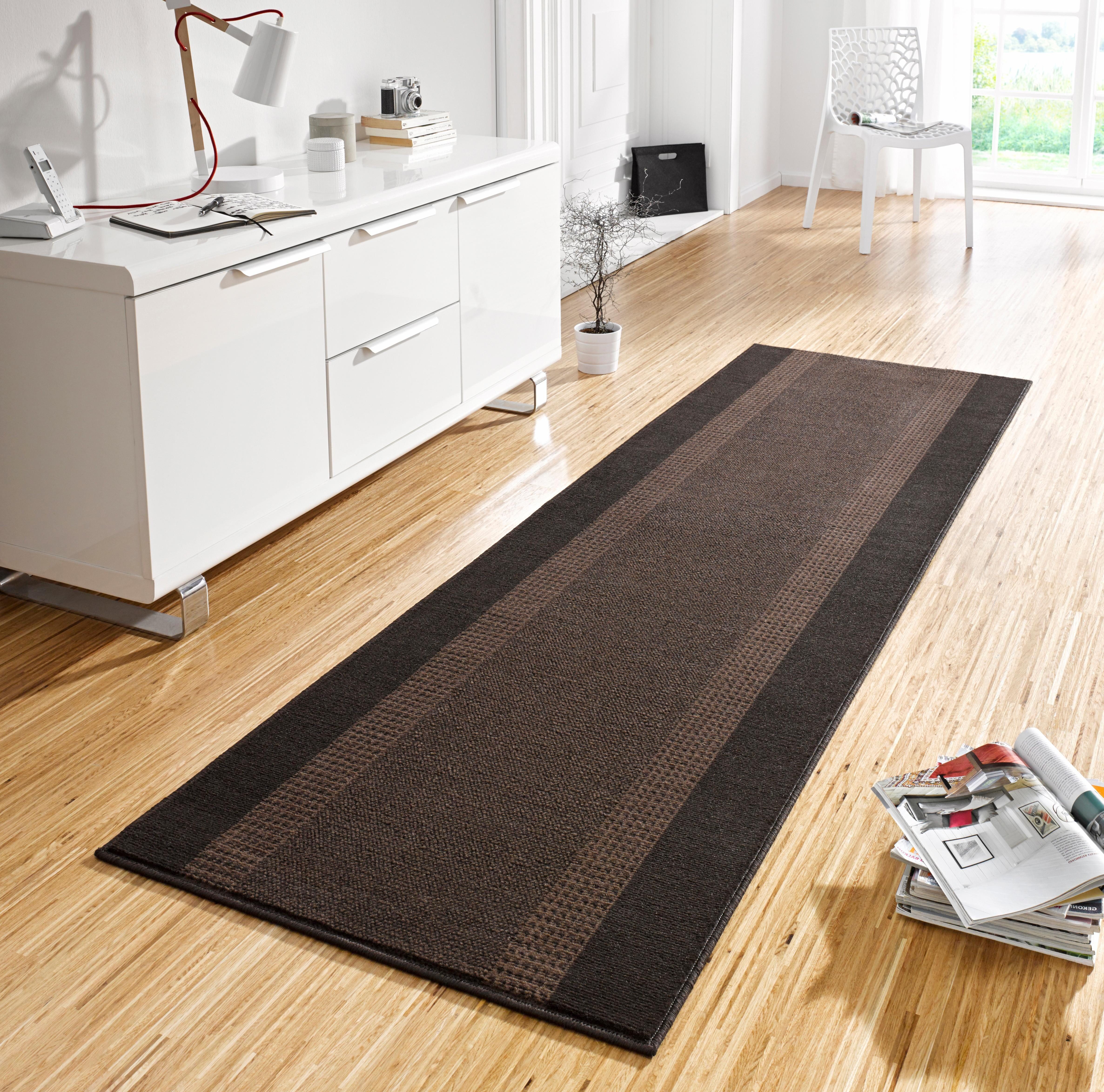 HANSE Home Teppich Band, rechteckig, Höhe: 9 mm, Kurzflor, weich, Läufer Größen, Wohnzimmer, Schlafzimmer, Esszimmer