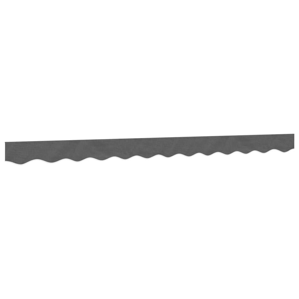 vidaXL Markise Markisenvolant Anthrazit Gestreift 280x20 cm (1-St)