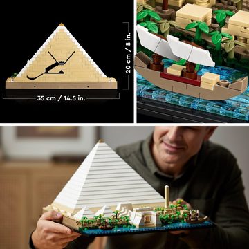 LEGO® Konstruktionsspielsteine Cheops-Pyramide (21058), LEGO® Architecture, (1476 St), Made in Europe