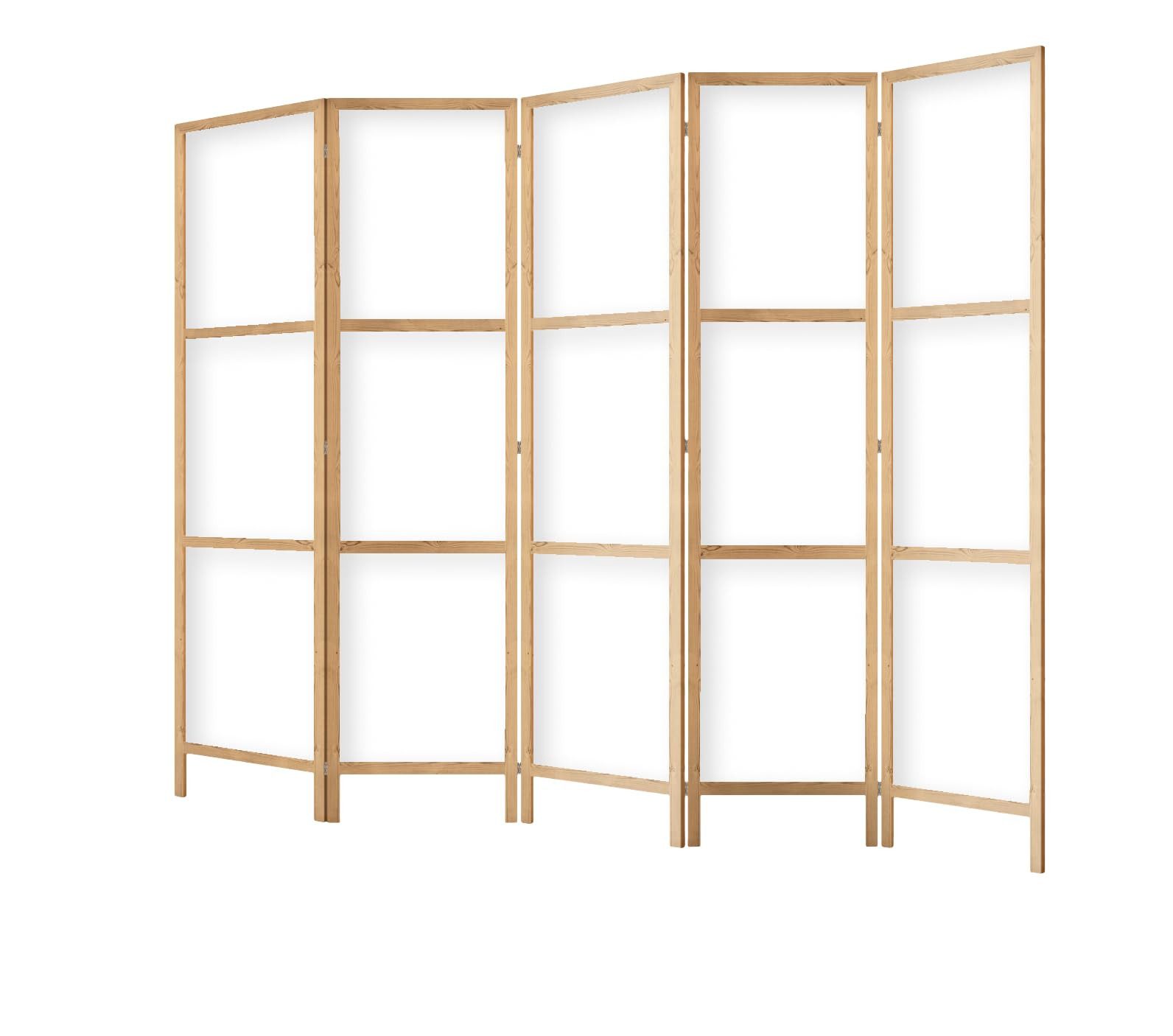 framed concept Paravent Raumteiler aus Holz, einseitig, im orientalischen Stil, 3-teilig: 135 x 172 cm oder 5-teilig: 225 x 172 cm