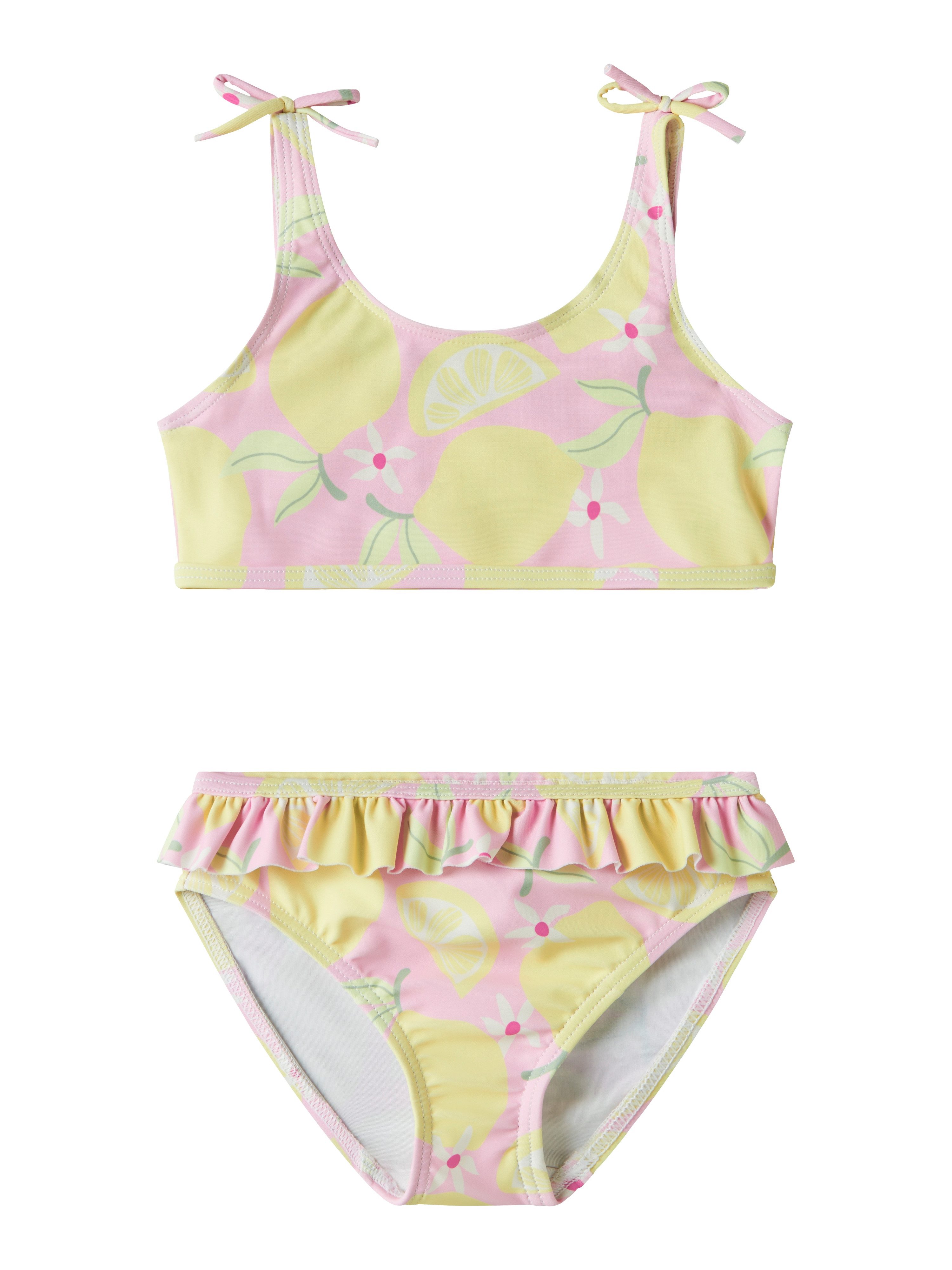 Name It Bustier-Bikini NMFZILUA BIKINI (Set, 2-St) mit süßen Rüschen- und Schleifendetails