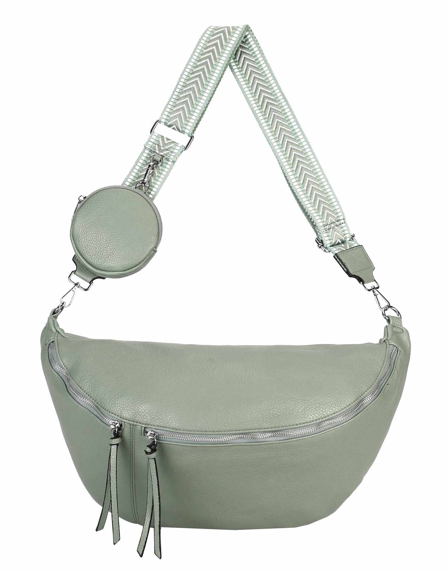 ITALYSHOP24 Schultertasche Damen XXL Tasche Gürteltasche günstig online kaufen