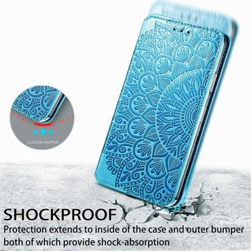 König Design Handyhülle Apple iPhone 13 Pro Max, Schutzhülle Schutztasche Case Cover Etuis Wallet Klapptasche Bookstyle