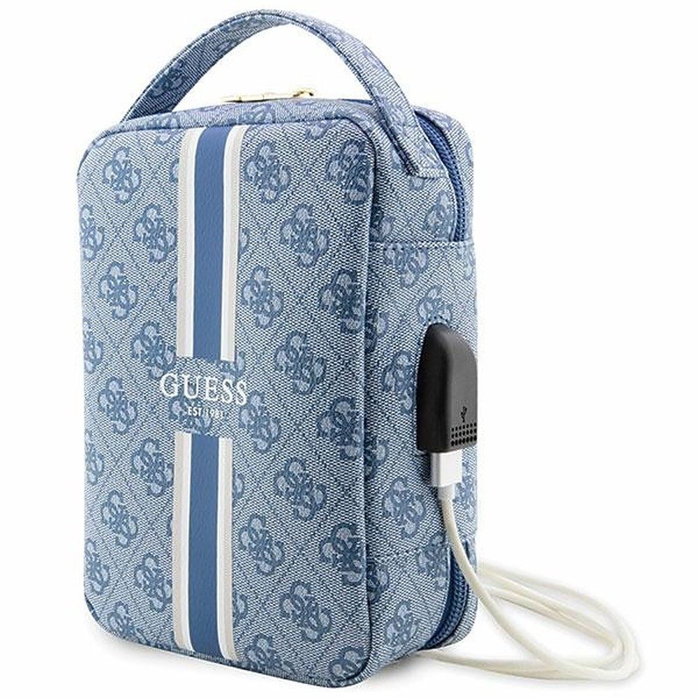 Guess Handtasche Taschenorganizer Kabeltasche Ordnungshelfer (Spar-Set, 1-tlg., 16 x 24 x 7 cm elegant), USB-Anschluss, mehrere Fächer, Tragegriff, Kunstleder