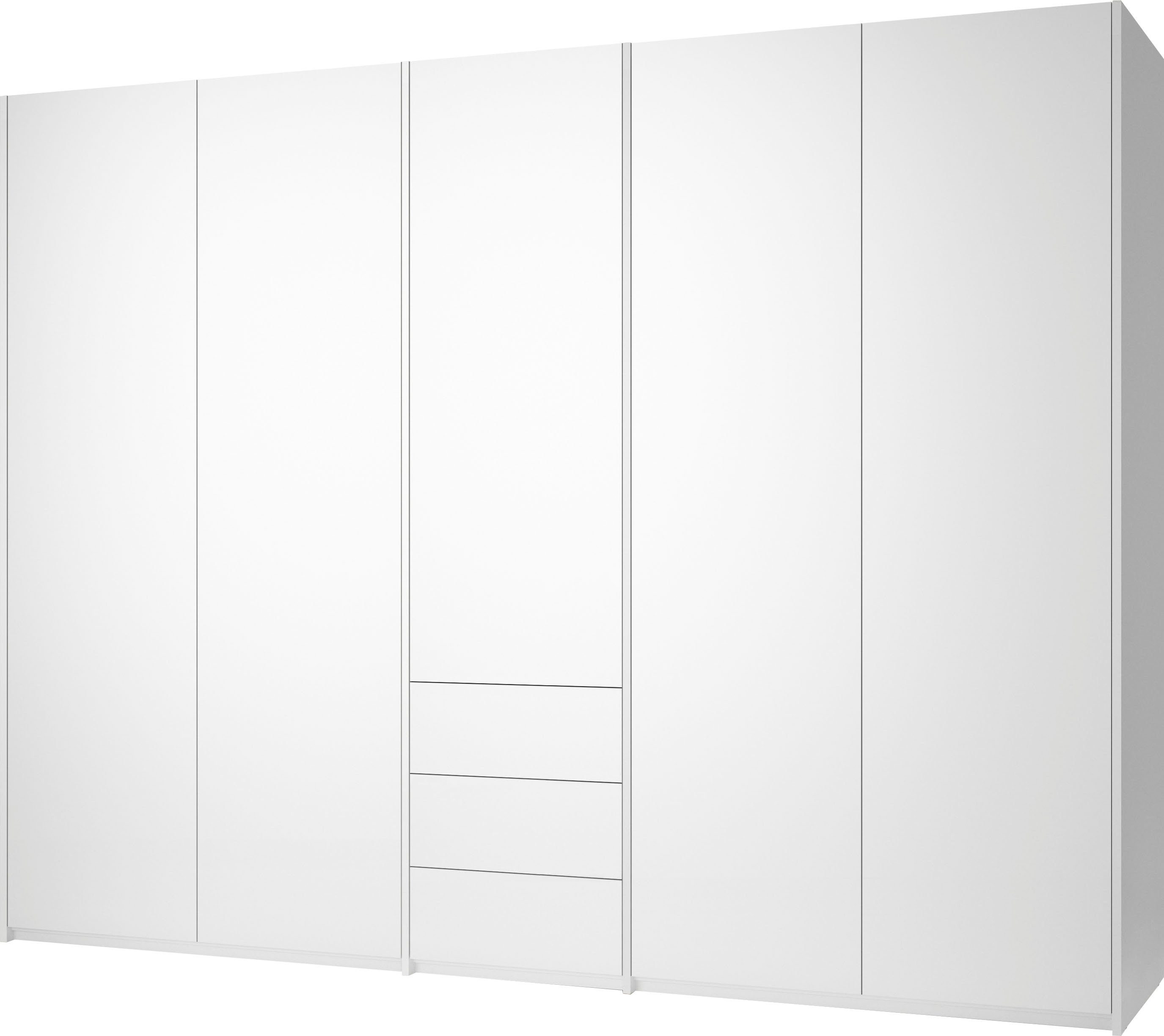 Müller im weiß Variante | weiß Drehtürenschrank SMALL drei Schubladen 9 inklusive kleinen Modular Plus LIVING Mittelelement