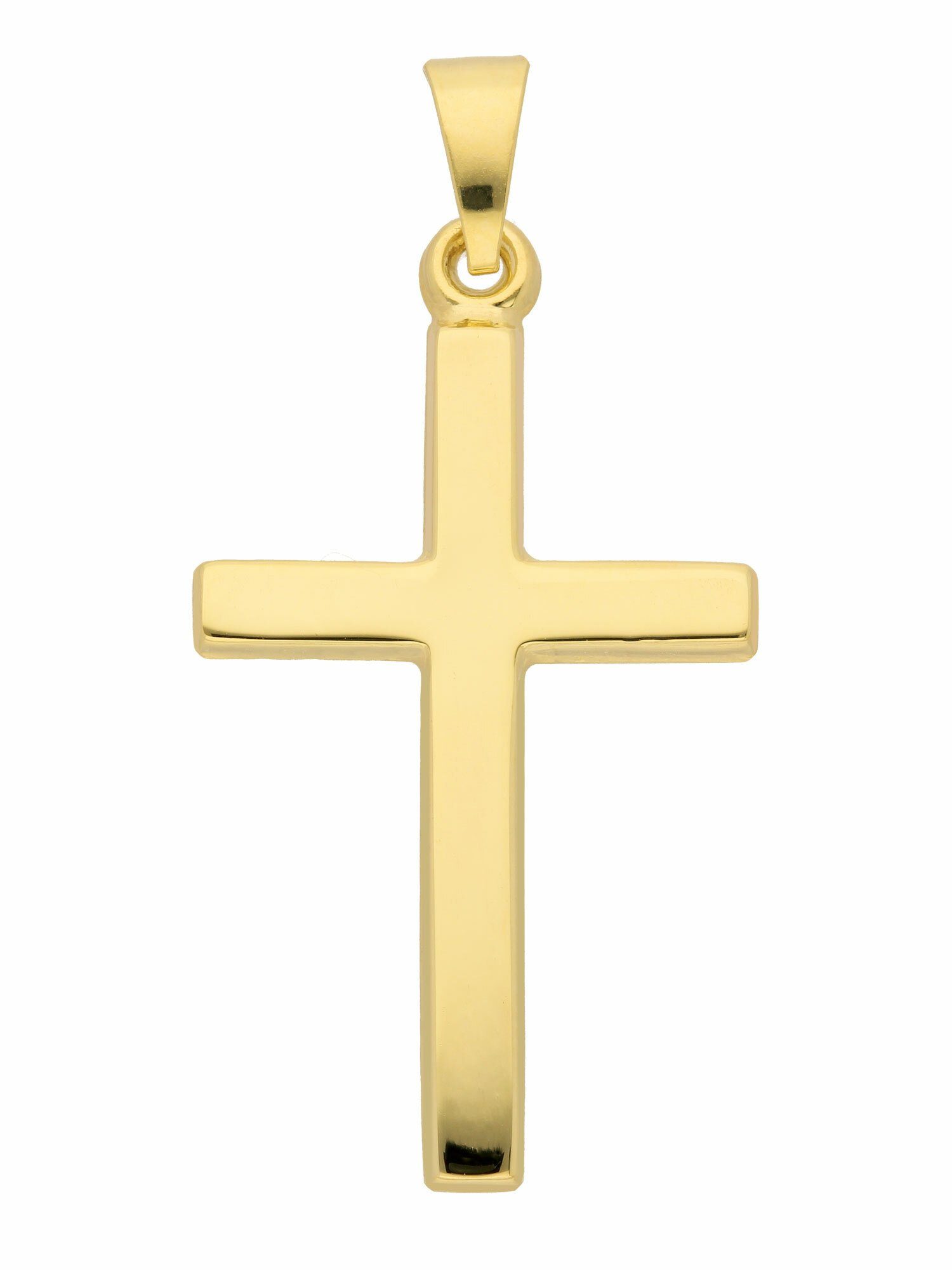 & Kreuz für Damen Adelia´s Goldschmuck Herren Gold Kettenanhänger Anhänger, 585