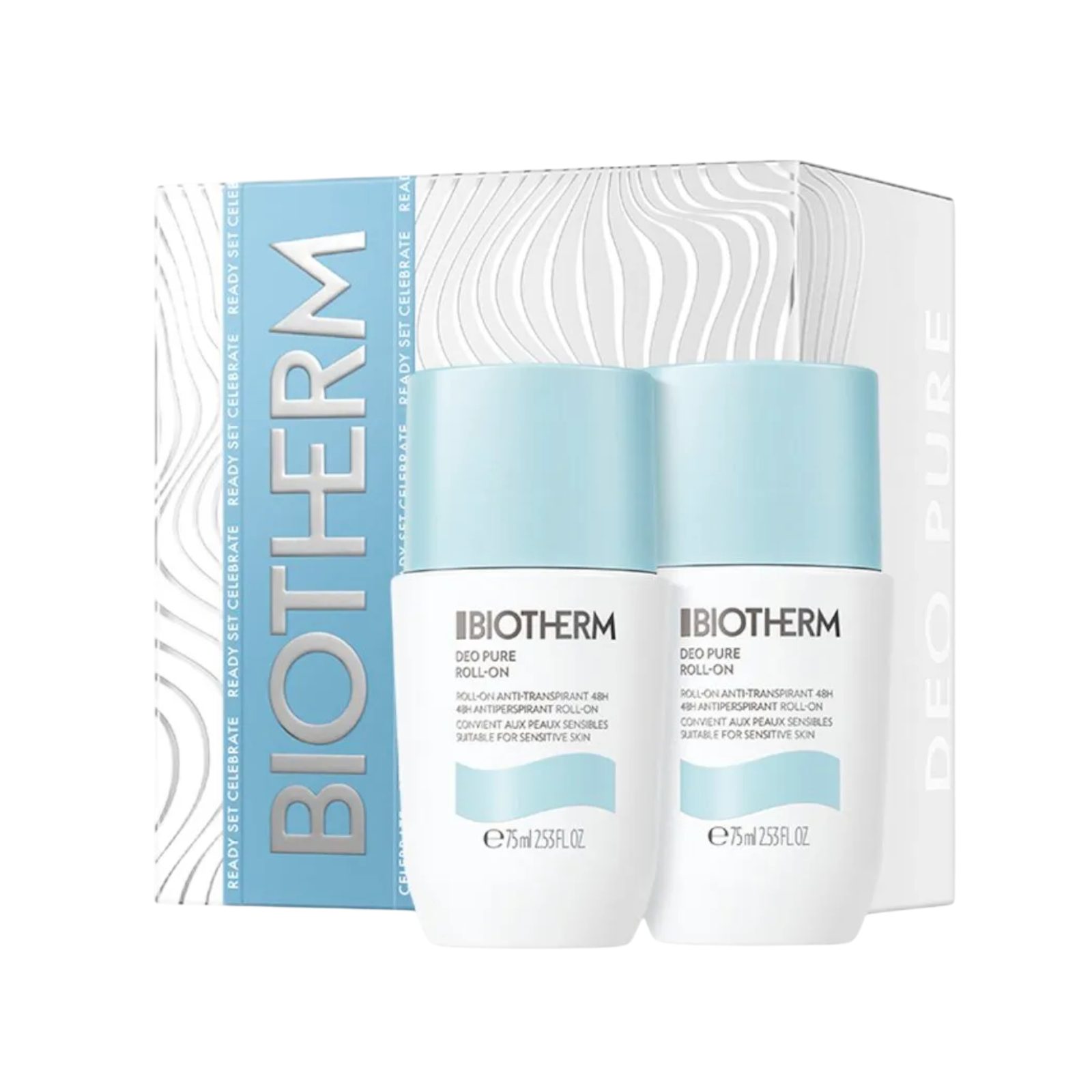 BIOTHERM Hautpflege-Set Deo Pure Roll-On Set 75 ml, 2-tlg.