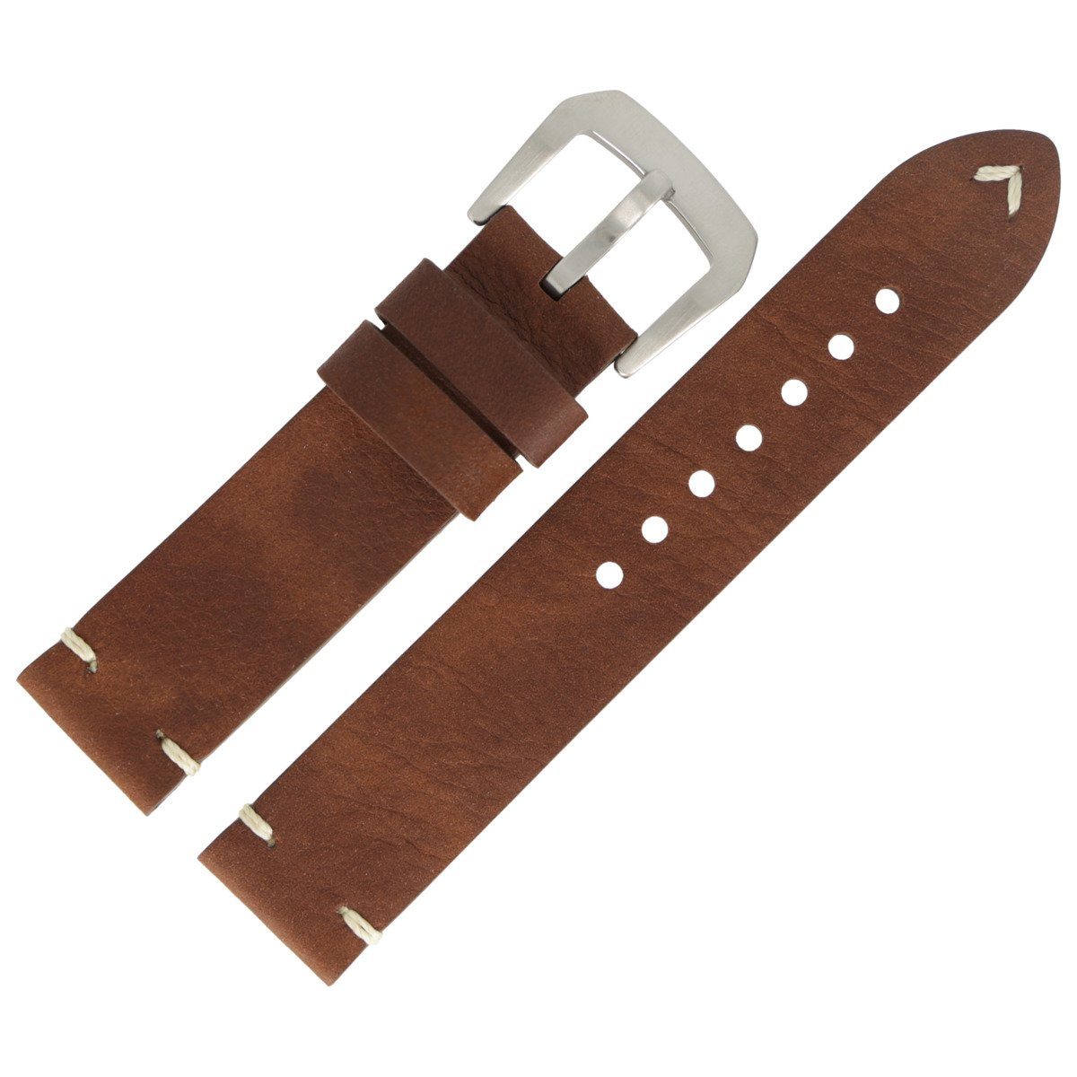 MARBURGER Uhrenarmband 24mm Leder günstig online kaufen