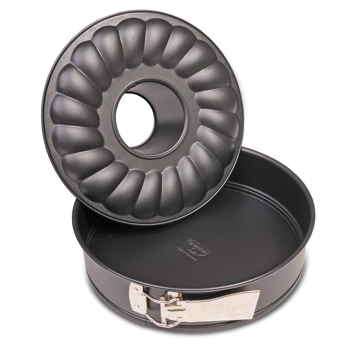 Springform Springform mit Flach- und Rohrboden