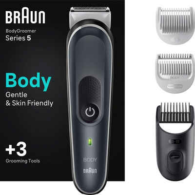 Braun Haarschneider Bodygroomer BG5340, SkinShield-Technologie, Wasserdicht