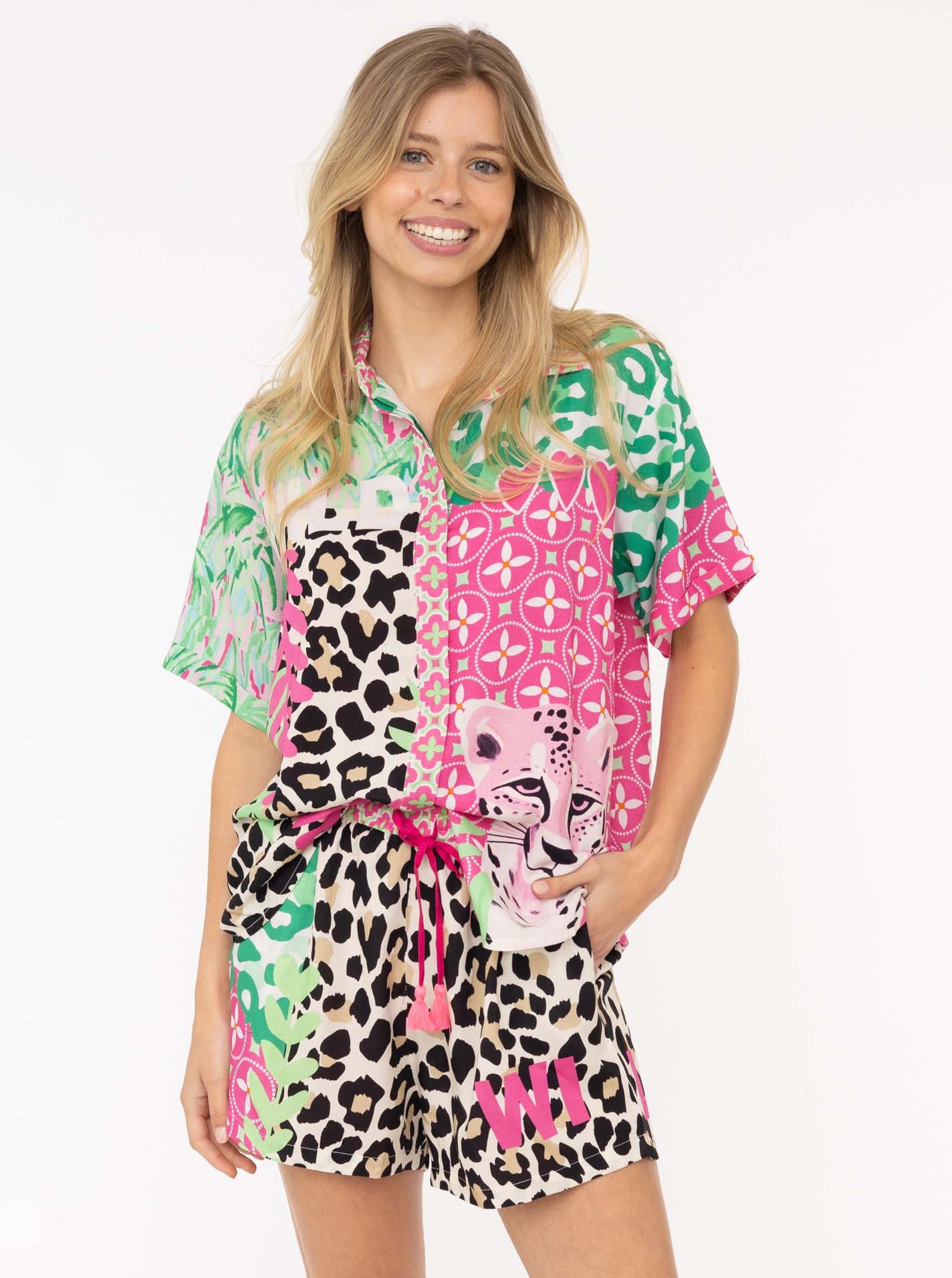 Zwillingsherz Shirtbluse "Wild Jungle" Set mit günstig online kaufen