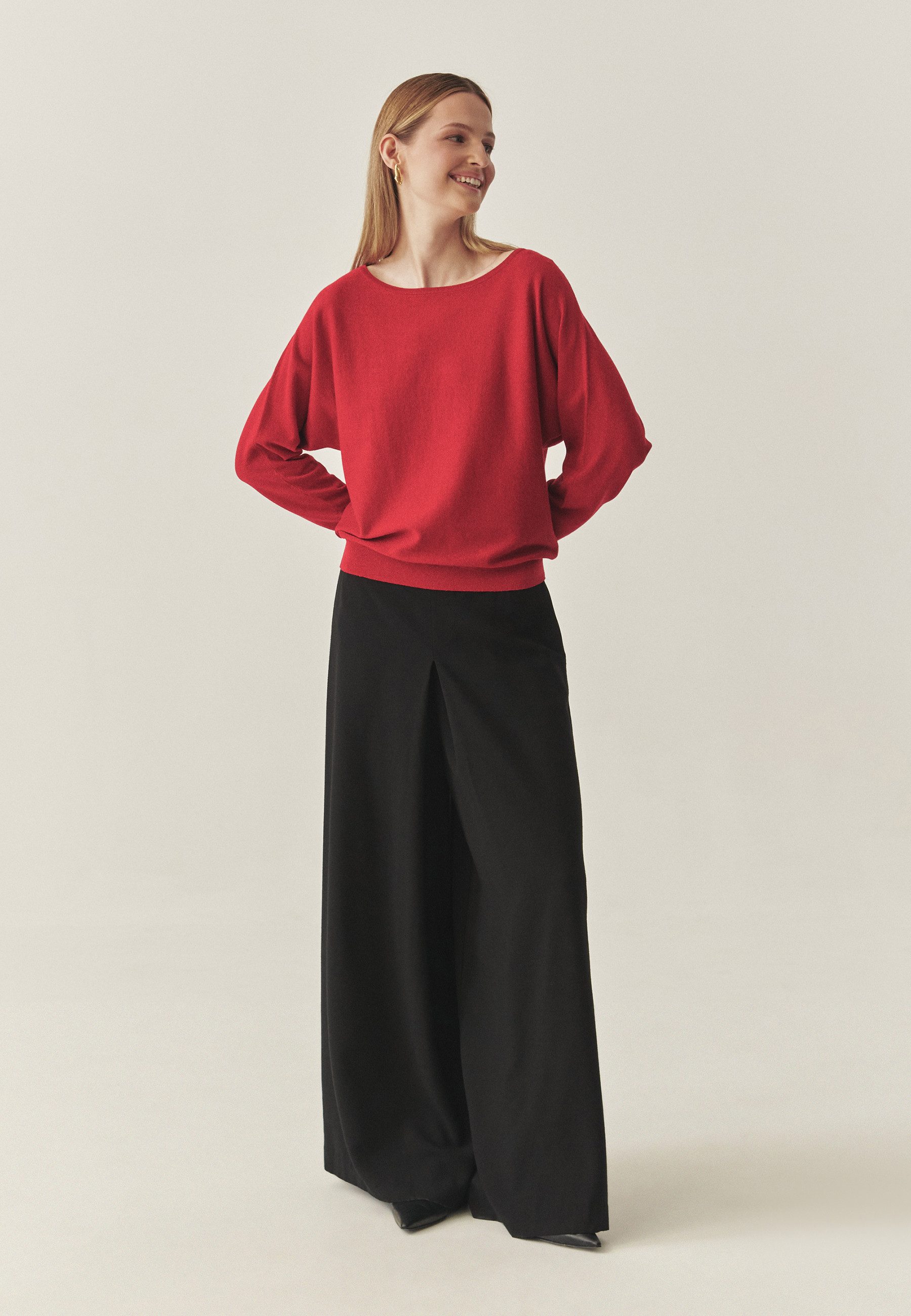 TATUUM Strickpullover STILVOLLER VISKOSE-PULLOVER - FLARIS
