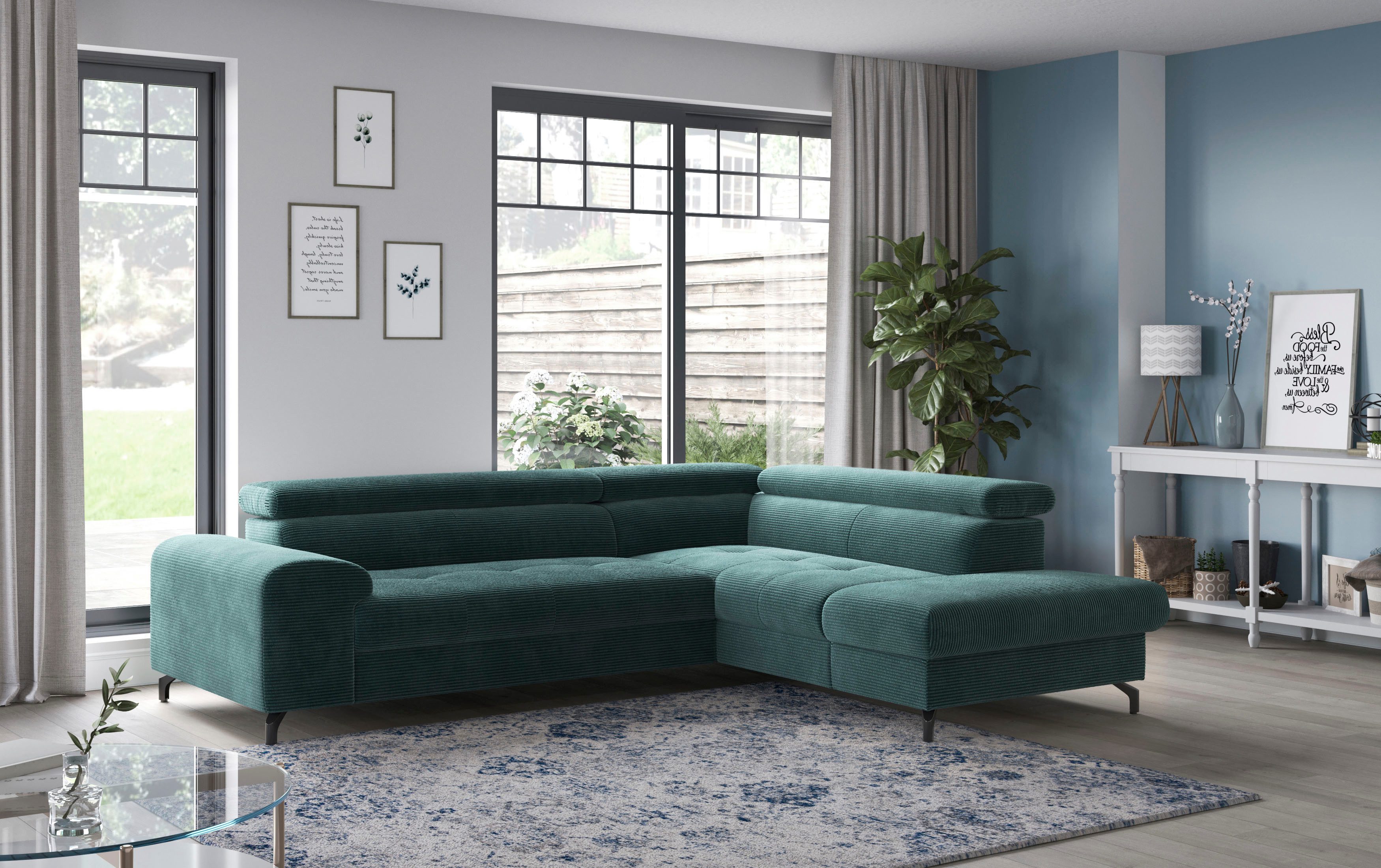 COTTA Ecksofa Aura L-Form, mit Schlaffunktion, günstig online kaufen