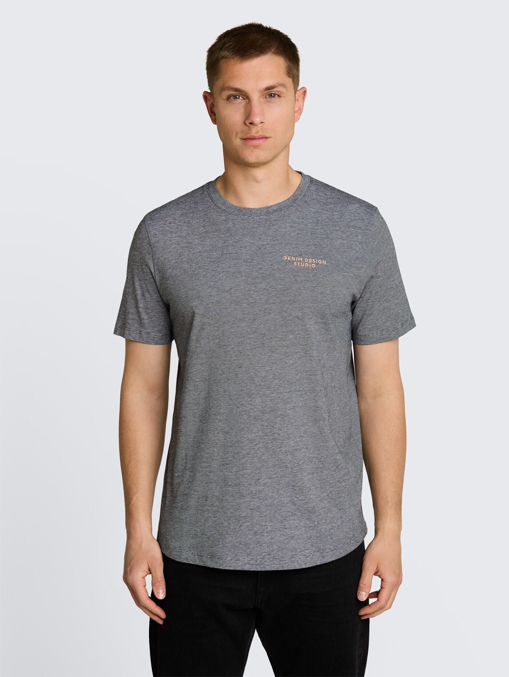 TOM TAILOR Denim T-Shirt T-Shirt T-Shirt mit feinem Streifenmuster günstig online kaufen