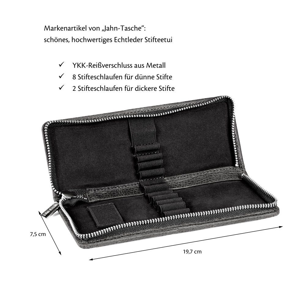 Jahn-Tasche Aktentasche Sehr Robuste Jahn-Tasche Schwarz, Lehrertasche Leder, 420-n