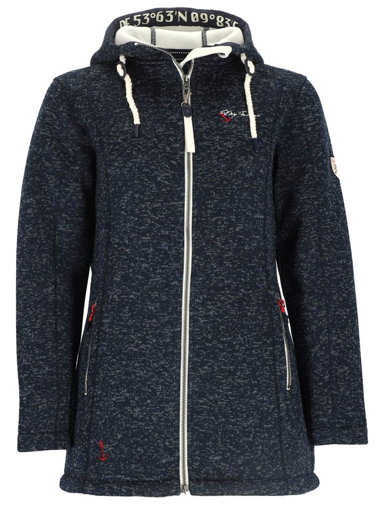 Dry Fashion Wollmantel Damen Wollfleece-Mantel Amsterdam - Fleecemantel tai günstig online kaufen