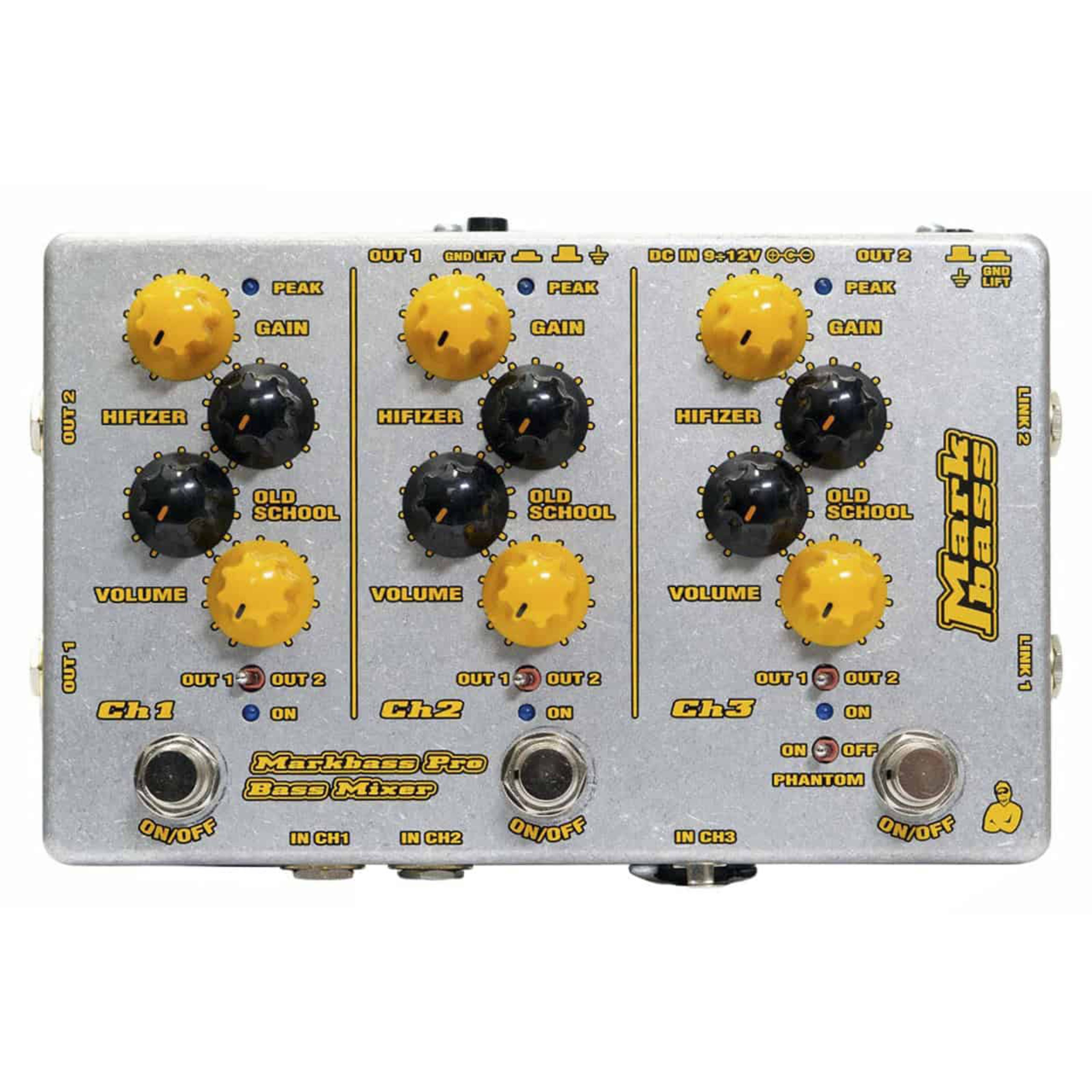 Markbass Musikinstrumentenpedal, (Bass-Effektgeräte, Bass-Effektpedale), Pro Bass Mixer - Bass Effektpedal