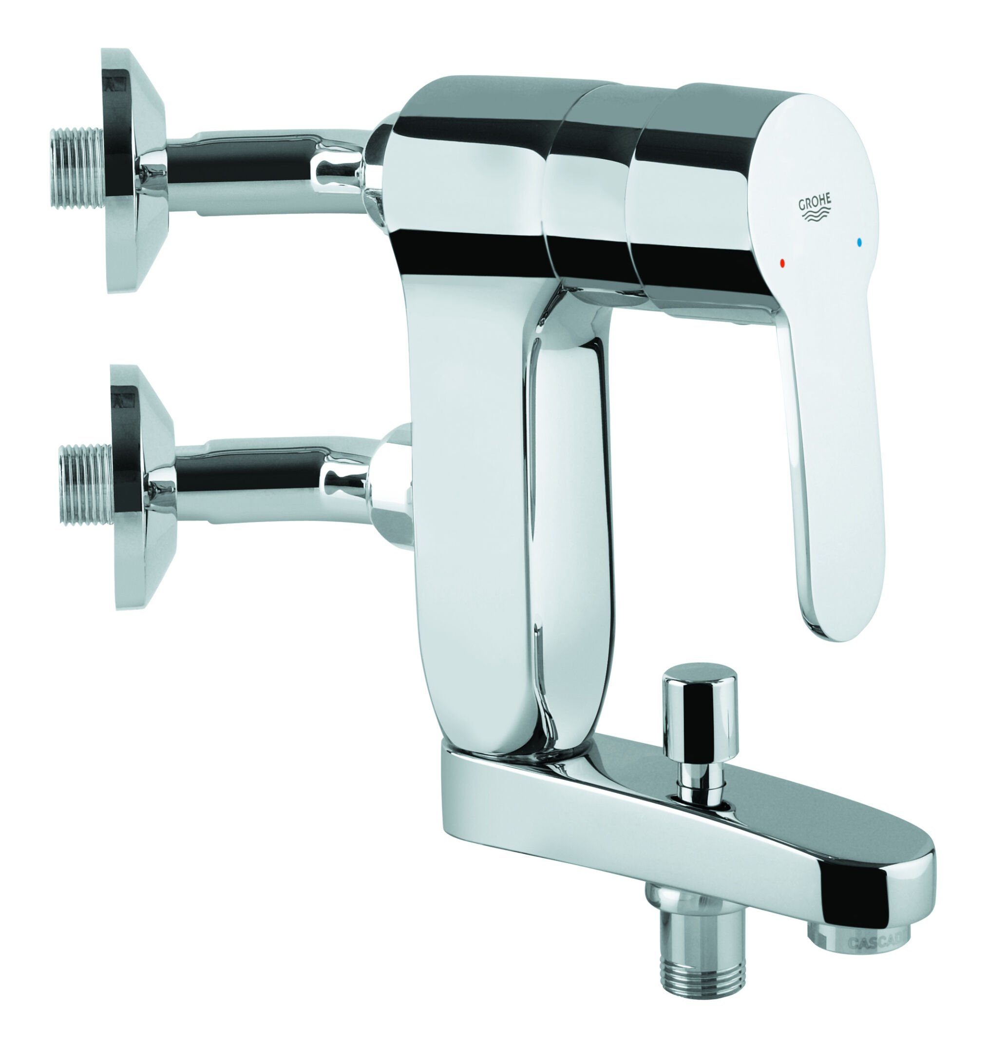 Anschlusswinkel Grohe Einhand Wannenarmatur Cosmopolitan Vertica Vertica Wandmontage Eurostyle Cosmopolitan Eurostyle