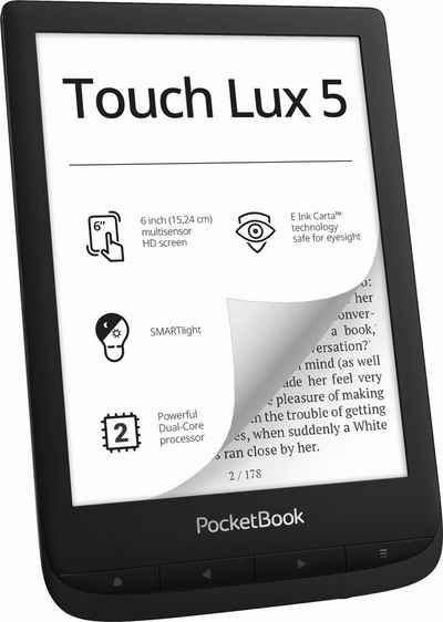 PocketBook Touch Lux 5 E-Book (6", 8 GB, Linux)