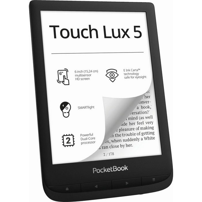 PocketBook Touch Lux 5 E-Book (6" 8 GB Linux)