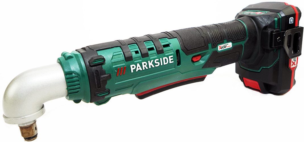 Parkside Akku-Winkelschlagschrauber 20V PAWS 20 A1 Winkel Schlagschrauber 1/2 Zoll, 76 Nm – Bild 4 von 5