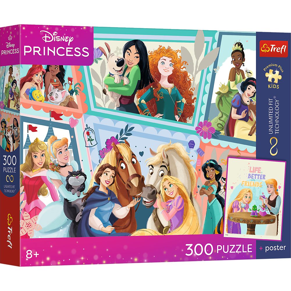 Puzzle Trefl, Disney Princess, 300 Teile Premium Plus Puzzle