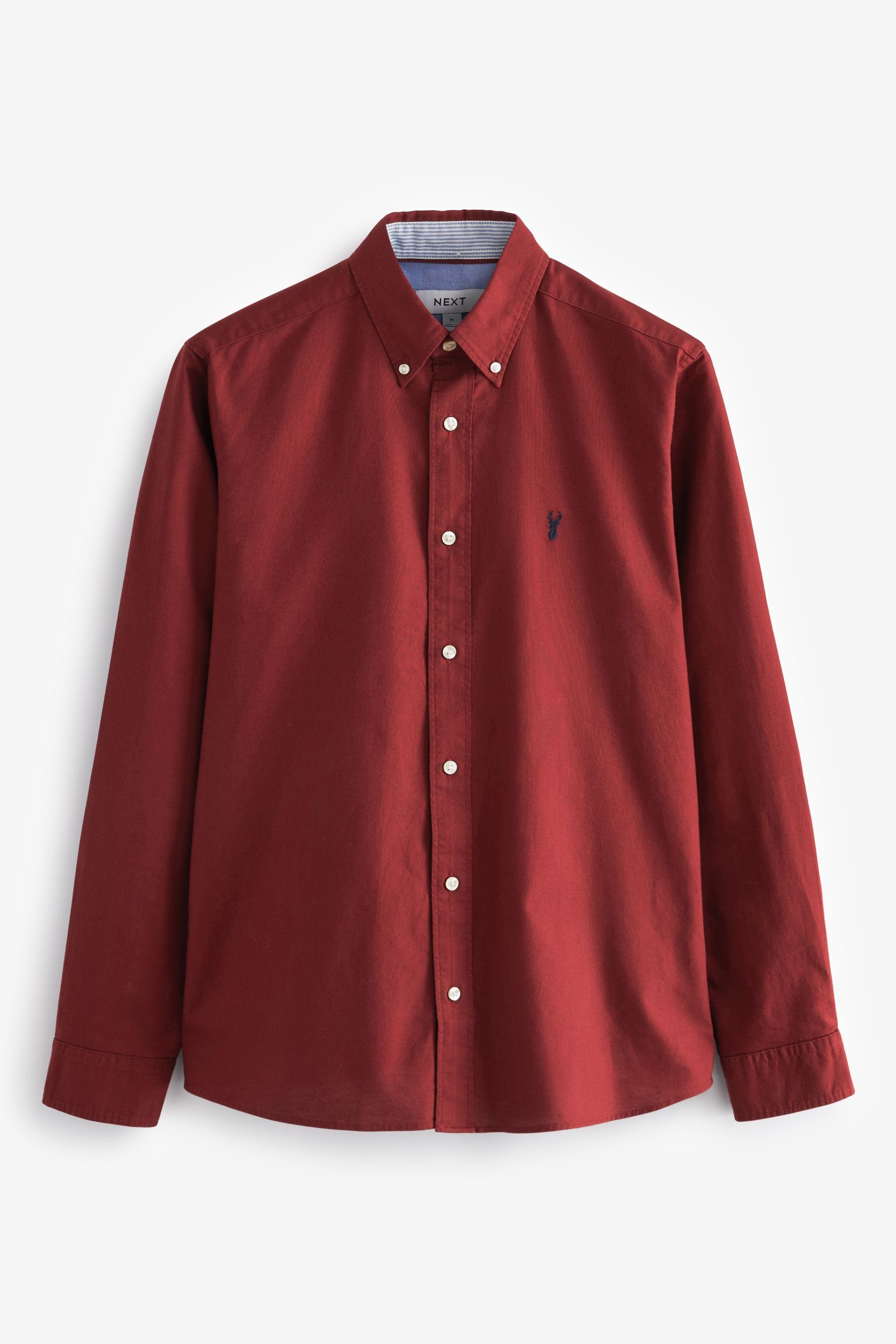 Next Langarmhemd Langärmeliges Oxfordhemd im Slim günstig online kaufen