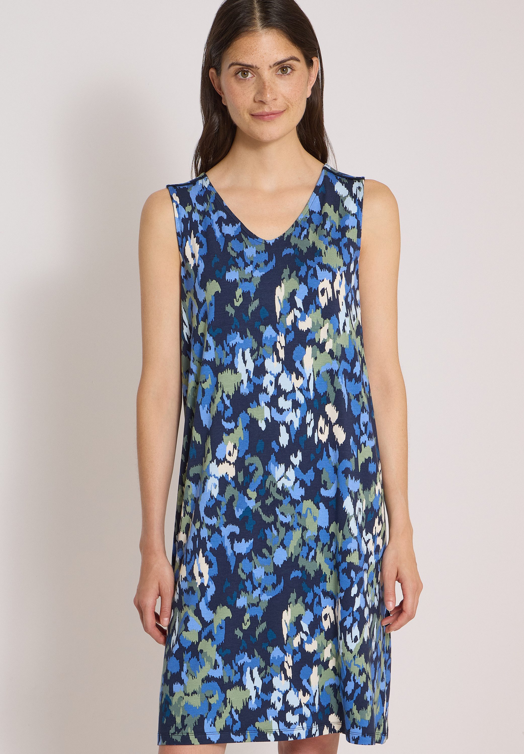 CECIL Druckkleid Knielanges Sommerkleid mit Allover-Print