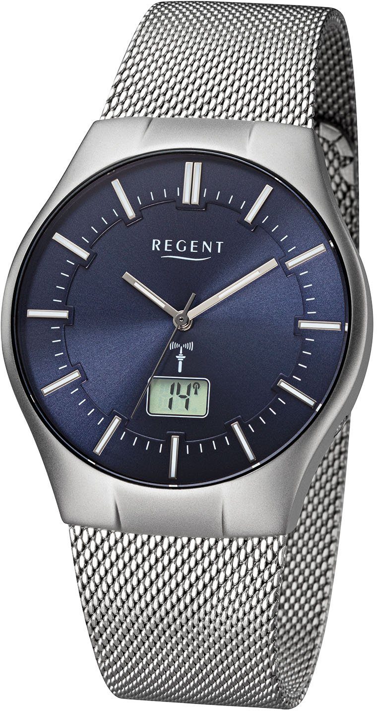 Regent Funkuhr FR274 - 1816.42.94, Quarzuhr, Armbanduhr, Herrenuhr, Datum günstig online kaufen