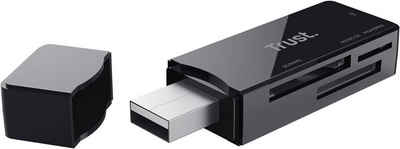 Trust Speicherkartenleser Nanga Speicher-Kartenleser Kartenlesegerät USB 2.0 Adapter Stick, Card Reader,Data Transfer,Externer