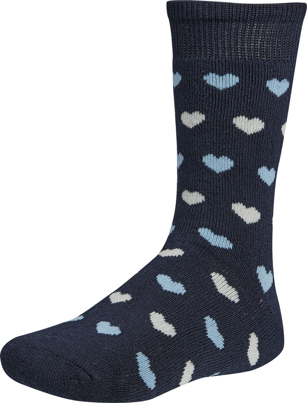 YSABEL MORA Thermosocken Ysabel Mora Mädchen 2er Pack Thermosocken Socken Strümpfe dunkelblau (2-Paar)